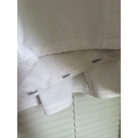 Lululemon Pace Rival Tall Tennis Skort White Size 10 Tall - Picture 15 of 16